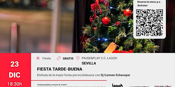 Fiesta Tarde - Buena Dj Carmen Echecopar Pause&Play C.C. Lagoh (Sevilla)