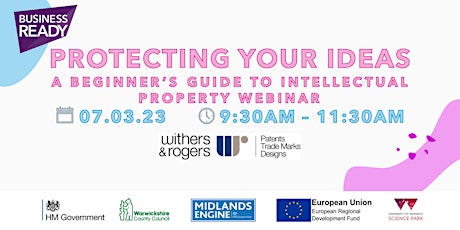 Protecting your Ideas - Beginner's Guide to Intellectual Property (Webinar)