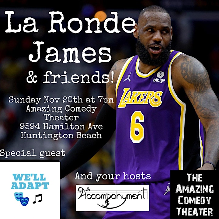 Le Ronde James & Friends (Live Comedy Improv) image