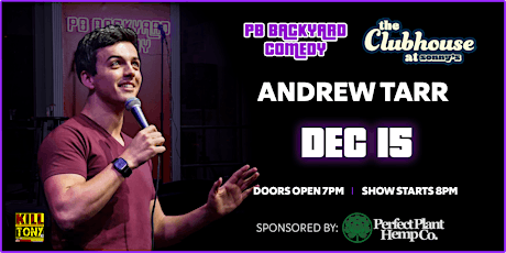 PB Backyard Comedy presents Andrew Tarr @ The Clubhouse