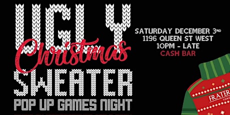 Ugly Christmas Sweater Game Night