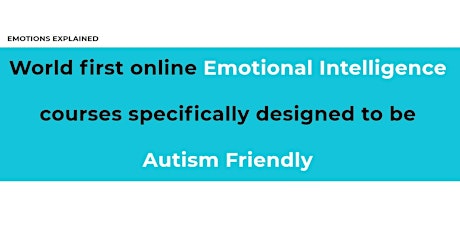 Emotions Explained - 4 week Online Emotional Intelligence Course primary image