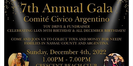 7th Annual Gala, Toy Drive and Fundraiser for COMITÉ CÍVICO ARGENTINO
