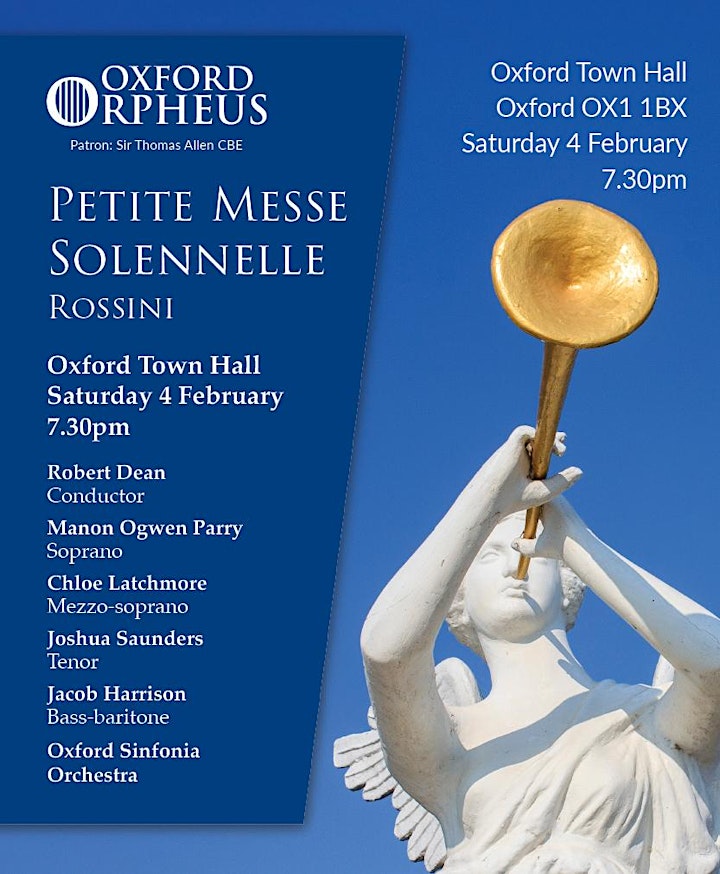 Oxford Orpheus Concert - Audience Tickets image