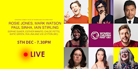 Cracking Comedy in Aid of Women and Children First - Live Stream