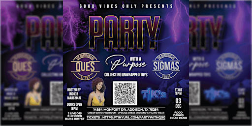GOOD VIBES ONLY PRESENTS A 3-1 PARTY WITH A PURPOSE