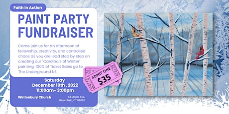 Paint Party Fundraiser to support The Underground NE