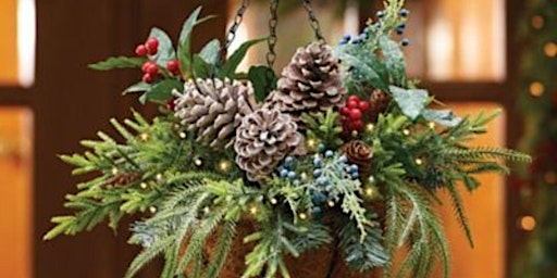 How to Make a Holiday Hanging Basket