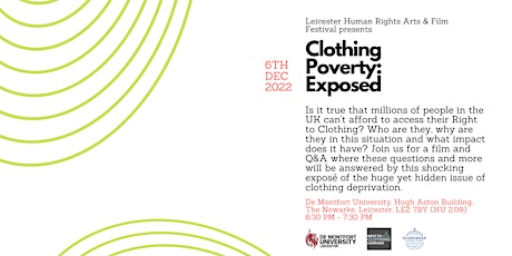 Clothing Poverty: Exposed [Film Screening & Q&A]