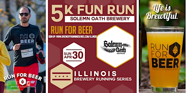 5k Beer Run x Solemn Oath Brewery | 2023 IL Brewery Running Series