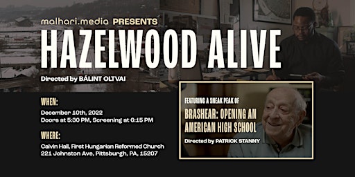 Community Documentary  Screening of Hazelwood Alive