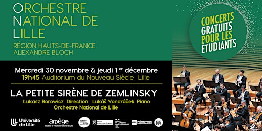 La petite sirène de Zemlinsky - Orchestre National de Lille