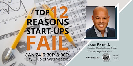 Top 12 Reasons Business Start-Ups Fail Seminar primary image