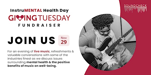 InstruMENTAL Health Day  - A Giving Tuesday Fundraiser