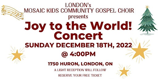 Joy to the World! | Mosaic Kids Community Gospel Choir Christmas Concert