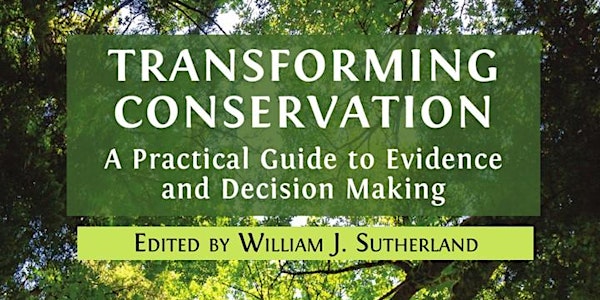 CCI Seminar and book launch: Embedding evidence into conservation