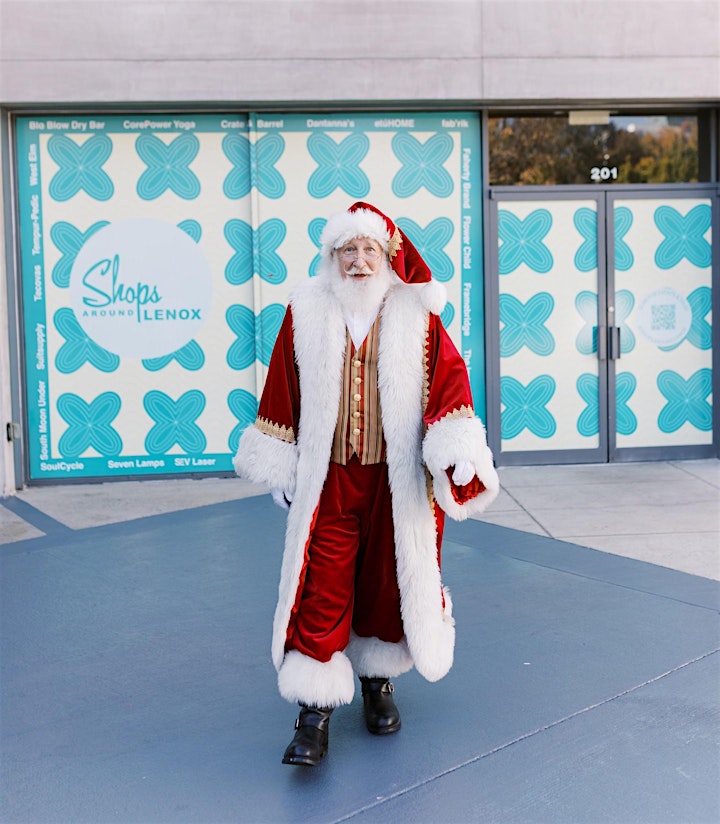 Shops Around Lenox Holiday Mini Market & Photos with Santa image