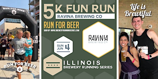 5k Beer Run x Ravinia Brewing Co.| 2023 IL Brewery Running Series primary image
