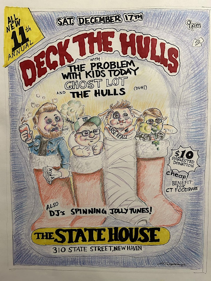 Deck the Hulls 11! with The Problem with Kids Today, Ghost Lot, & the Hulls image