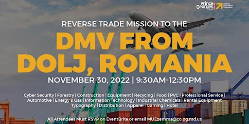 Reverse Trade Mission to the DMV from Dolj, Romania