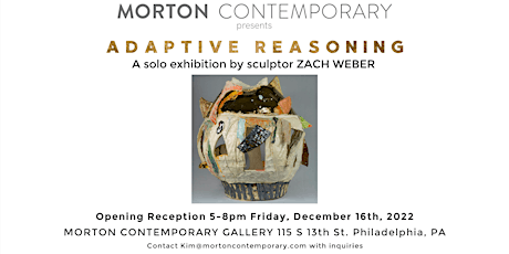 Opening night of ADAPTIVE REASONING - a solo exhibition by Zach Weber