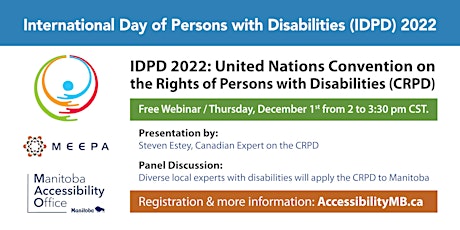 IDPD 2022: UN Convention on the Rights of Persons with Disabilities (CRDP)