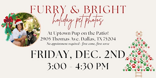 Furry Friends Holiday Photo Event!