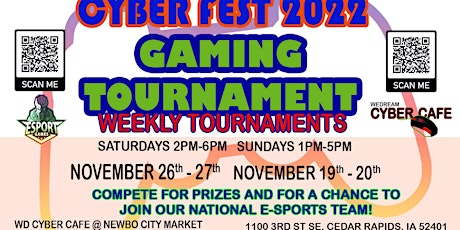 WD Cyber Cafe - Cyber Fest Weekly Gaming Tournament 2022