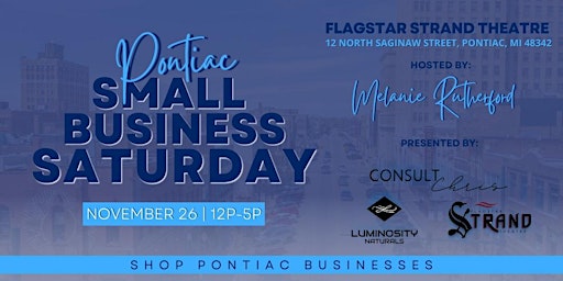 Pontiac Small Business Saturday