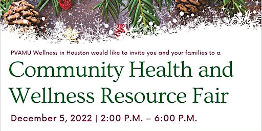 Community Health and Wellness Resource Fair