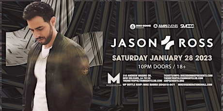 JASON ROSS at The Metropolitan - Saturday January 28th, 2023