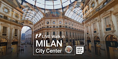 Live Walk in Milan City Center
