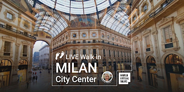 Live Walk in Milan City Center