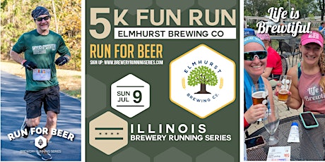 5k Beer Run x Elmhurst Brewing Co. | 2023 IL Brewery Running Series