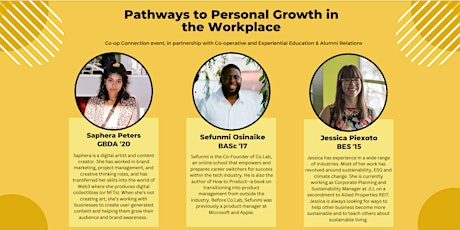 Co-op Connection Event: Pathways to Personal Growth in the Workplace