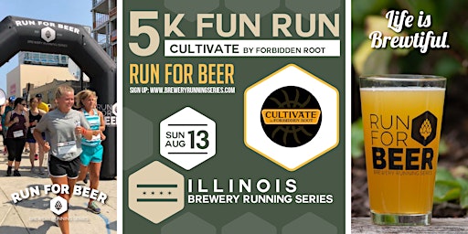 5k Beer Run x Cultivate by Forbidden Root | 2023 IL Brewery Running Series