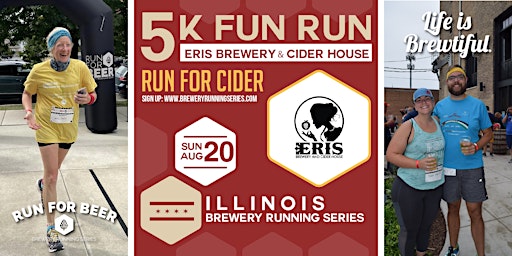 5k Cider Run x ERIS Brewery & Cider House | 2023 IL Brewery Running Series