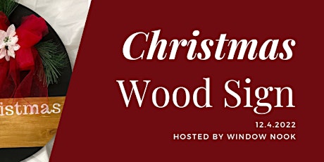 Christmas Wood Sign Making Class