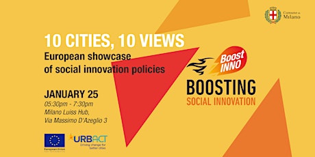 10 CITIES, 10 VIEWS European showcase of social innovation policies