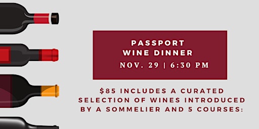 Passport Wine Dinner Series
