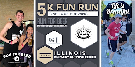 5k Beer Run x One Lake Brewing | 2023 IL Brewery Running Series primary image