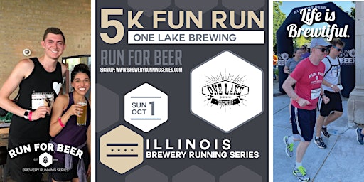 5k Beer Run x One Lake Brewing | 2023 IL Brewery Running Series