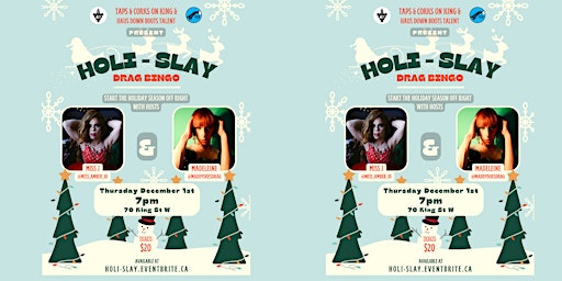 Taps & Corks presents: Holi-Slay Drag Bingo