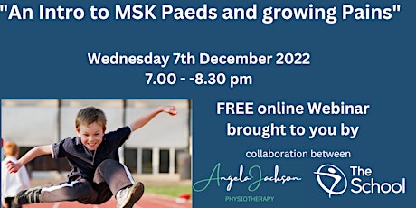 An Introduction to MSK Paeds and Growing Pains primary image