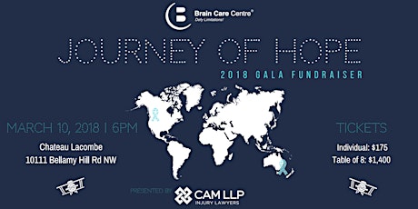 Brain Care Centre Journey of Hope Gala Fundraiser  primary image