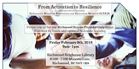 From Activation to Resilience - A Richmond Service Provider only event primary image