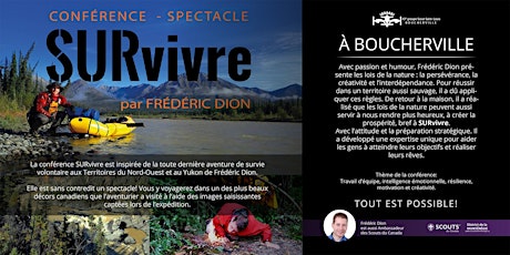 Conférence: SURvivre par Frédéric Dion primary image