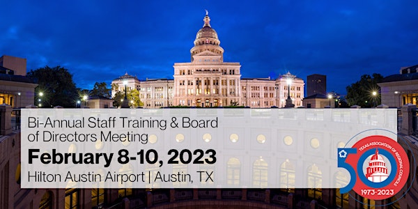 TARC February 2023  Bi-Annual Staff Training & Board of Directors Meeting