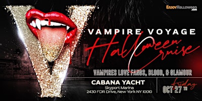 Vampire Voyage Halloween Party Cruise New York City I Cabana Yacht