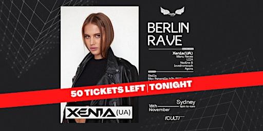 Lucky Presents - Berlin Rave ft XENIA (UA) primary image
